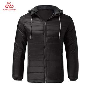 Veste en duvet matelassée à capuche coupe-vent Ripstop personnalisée pour l'hiver - Product Image 1