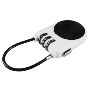 กุญแจล็อคแบบผสม ABS สีขาวน้ำหนักเบาสำหรับความปลอดภัยในการเดินทางด้วยกระเป๋าเดินทาง - Product Image 3