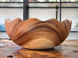 Wood Handmade Polished Wooden Bowl for <b>Dinnerware</b> Premium Quality Handcrafted from Natural Wood - Product Image 6