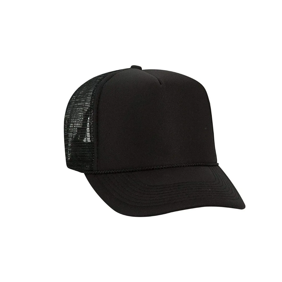 High Qualities 3D Embroidered New Trucker Men Women Tennis Outdoor Hats Caps Wholesale Plain Trucker Caps In Solid Color