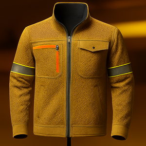 Chaquetas industriales personalizadas Chaquetas de seguridad y chaquetas de trabajo duraderas | Ropa de protección industrial - Product Image 3