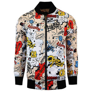 Men's Varsity Style <b>Silver</b> Gold Reflective Button Waterproof Breathable Windproof Streetwear Fashion Puffer Bomber <b>Jacket</b> Pocket - Product Image 5