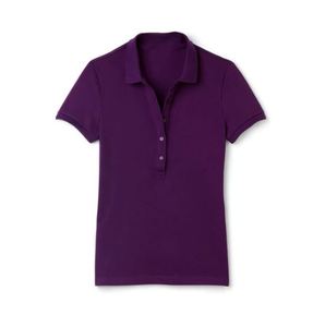 เสื้อโปโลเสื้อเชิ้ตโปโลสำหรับใส่ทำงาน,เสื้อโปโลสีม่วงพิมพ์ลายเครื่องแบบ - Product Image 6