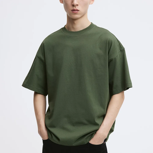 Logotipo personalizado liso hombres 100% algodón impreso Camisas casual manga corta Camisetas OEM ODM al por mayor fabricante de ropa de moda - Product Image 5