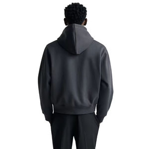 Sweats à capuche 2025 personnalisés, coupe courte, fermeture éclair, molleton épais, 100% coton, sweat à capuche pour homme, fermeture éclair intégrale, sweat uni pour l'automne et l'hiver - Product Image 5