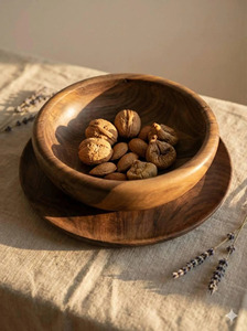Tazón de Madera Clásico Pulido, Ligero y Elegante para Servir Comida y Regalos - Product Image 3