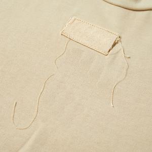 เสื้อยืดผ้าฝ้ายทอ 100% สไตล์วินเทจ ดีไซน์ทำเก่า พร้อมโลโก้สั่งทำ สีพื้น - Product Image 5