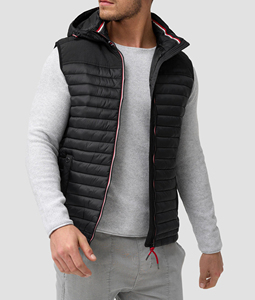 Veste matelassée de luxe douce et confortable, fermeture éclair, imperméable, coupe-vent, épaisse, en softshell - Product Image 3