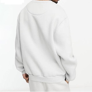 เสื้อสเวตเชิ้ตสำหรับผู้ชายคอกลม400ผ้าฝ้าย100% ตามสั่ง - Product Image 4