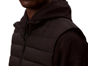 Mode hommes grande taille extérieur imperméable toile coupe-vent fermeture à glissière respirant maille doux doublure intérieure tambour emballage - Product Image 2