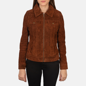 Veste en cuir pour femmes en gros, de haute qualité, durable, sur mesure pour un look chic, vestes en cuir pour femmes - Product Image 4