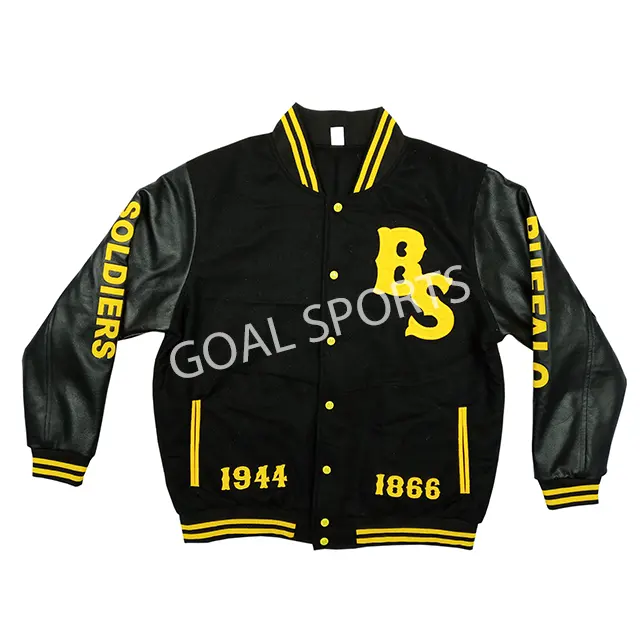 wholesale price in Pakistan custom wool body leather sleeves bomber letterman jacket Men Baseball Jacket Men Jackets