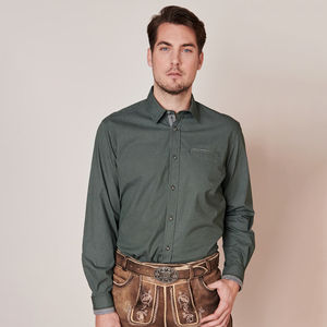 Camisas Bávaras 2025, Camisas Casuales para Hombre, Manga Larga, Corte Entallado, Camisa Bávara para Hombre, Servicio OEM - Product Image 1