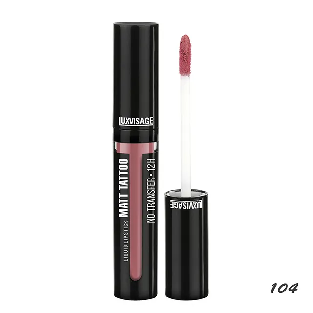 Super Long Lasting Liquid Lipstick Matt Tattoo No transfer 12H Matte High Pigment Lightweight Feel