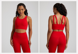 Vêtements de sport de marque 2026 au meilleur prix, ensembles 2 pièces pour femmes, soutien-gorge de sport 2024, ensemble de leggings de sport, ensembles de yoga et de fitness pour femmes, ensembles de sport pour filles - Product Image 2