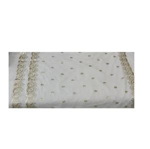 Tissu georgette en viscose lourde de créateur pour robes et tissu de broderie Dupatta pour la vente à l'exportation - Product Image 1