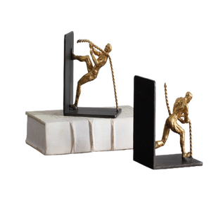 Serre-livres Leg up d'objets de table de dernière conception Ensemble de 2 de qualité supérieure à bon prix de l'Inde - Product Image 1