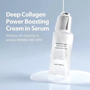 Cuidado de la Piel con Reparación Calmante, Marca Privada Vegana, Suero Reafirmante de Colágeno de Doble Capa de 30 ml, Crema de Colágeno en Suero para Maquillaje - Product Image 5