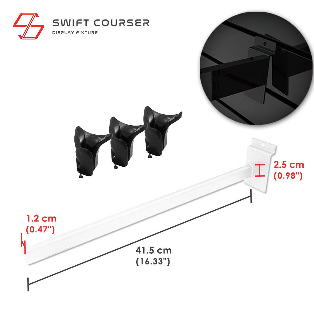 White Bracket & Black Holder