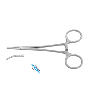 Fórceps para arteria Halsted-Mosquito de acero inoxidable de alta calidad, mandíbulas dentadas curvas, instrumentos quirúrgicos de 5,5 pulgadas - Product Image 4