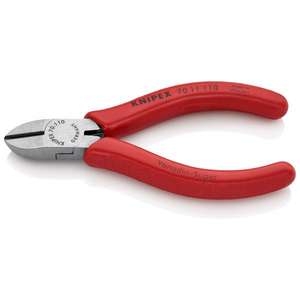 Alicates de Corte Diagonal Knipex con Cabeza Pulida y Mangos Recubiertos de Plástico - Product Image 1