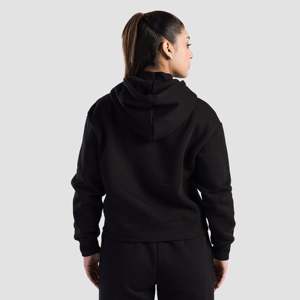 Sweat à capuche zippé noir automne Hyper Flex en tissu tricoté respirant pour l'entraînement - Product Image 2
