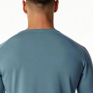 Camiseta de Manga Larga con Cuello Redondo, Algodón, Logotipo Personalizado, Camiseta de Manga Larga con Cuello Redondo para Hombre - Product Image 5