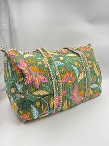 Bolsa de Viaje de Fin de Semana de Lujo, Deportiva, de Alta Calidad, Hecha a Mano, de Algodón, Gran Capacidad, Duradera, con Cierre de Cremallera |   Ligero - Product Image 5