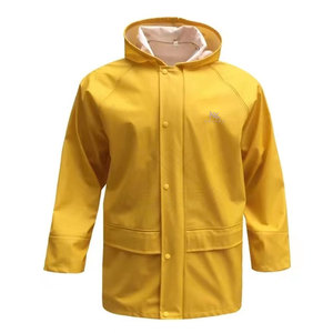 Veste et pantalon imperméables légers et respirants pour homme, ensemble de pluie deux pièces confortable pour l'extérieur, longueur intégrale avec capuche - Product Image 2