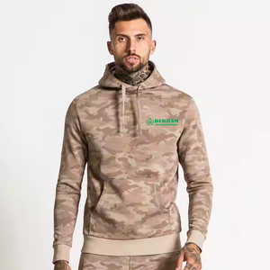 Sweat à capuche unisexe 400 g/m² en coton 100 %, coupe classique, épais, séchage rapide, respirant, en molleton bouclette avec logo personnalisé - Product Image 1