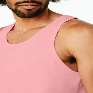 Airlume-Camiseta sin mangas de algodón para hombre y mujer, camiseta sin mangas de color rosa con anillo y Peinado, 32 piezas, 100% oz, venta al por menor - Product Image 5