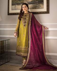 Acheter pakistanaise Salwar Kameez vente en gros magnifique Readymade nouveau Salwar Kameez élégant, dame élégante robe de soirée formelle 2141 - Product Image 3