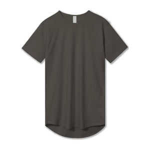 Camiseta de Hombre de Excelente Calidad, Estilo Hipster, Corte Recto, Dobladillo Curvo, Larga, 100% Algodón, Tejida, Holgada, Ecológica, Transpirable y Personalizable - Product Image 2