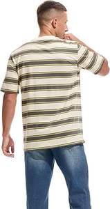 Camisetas ajustadas de algodón para hombre de gran venta, coloridas y hechas a medida con diseño liso en blanco - Product Image 6
