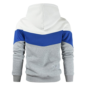 เสื้อฮู้ดผู้ชายสำหรับฤดูหนาว ระบายอากาศได้ดี ผลิตจากผ้าฝ้ายถัก 100% ทรงปกติ รับสกรีนโลโก้ สีพื้น ปรับแต่งได้ - Product Image 3