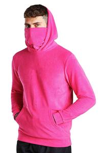 Sweat à capuche masqué mode unisexe Sweat-shirt surdimensionné Streetwear futuriste Pull Design personnalisé Fournisseur en gros 100% coton - Product Image 4