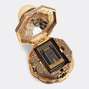 Kubetus Sahara da <span class=keywords><strong>quran</strong></span> hộp trang trí với bìa cứng dập nổi hồi giáo madina kịch bản EID ramadan hồi giáo cuốn sách - Product Image 3