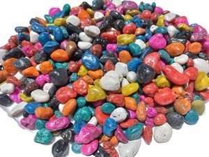 หินโมสอาเกตสีเขียวคุณภาพสูง รูปทรงก้อนกรวด ขัดเงาด้วยเครื่องจักร สำหรับงานตกแต่งสวนกลางแจ้ง ทางเดินหิน งานศิลปะ - Product Image 6