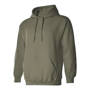 Fabricación de diseño impreso personalizado Invierno Venta caliente Sudaderas con capucha para hombres Sudaderas Casual Poliéster/Nylon Fleece Pocket Regular Fit - Product Image 1