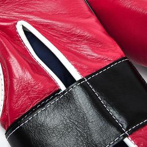 Guantes de Boxeo MMA de Diseño OEM, de Cuero, Impermeables, Ligeros, que Absorben la Humedad, con Correa de Muñeca Ajustable y Cierre de Velcro - Product Image 5