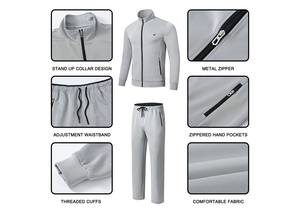 New Arrival Unisex Winter <b>Tracksuit</b> Embroidered 100% Cotton Warm Jogger Set for Sports Casual Wear 2026 - Product Image 4