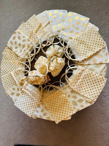 Sac à cordon en soie Potli Indian Wedding Return Gift Party Favor Bags 9x8 inch Mehndi Haldi Giveaway Jewellery Pouch Sweet Box - Product Image 5