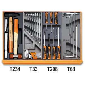 Juego de herramientas de mantenimiento industrial BETA Surtido de 98 herramientas en bandejas termoformadas ABS - Product Image 4
