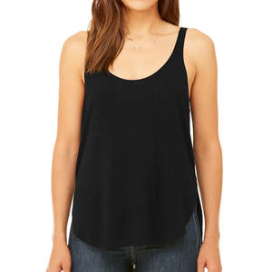 Loose Fit Womens <b>Flowy</b> Crop Tank <b>Top</b> - Product Image 1