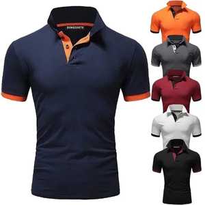 Vente en gros de polo de marque avec logo personnalisé en polyester polo de golf ajusté et respirant pour hommes - Product Image 3