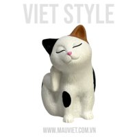 Figur Kucing Calico Berkualitas Tinggi dari Resin Poli, Buatan Tangan, Gaya Artifisial, Dekorasi Rumah, Suvenir, Hadiah, Warna Dapat Disesuaikan VIETSTYLE