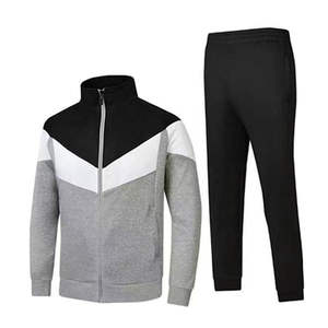 Men's 2-Piece Athletic Track Suits Full Zip Winter Workout Jogging <b>Sweat</b> Suit <b>Sets</b> Plus Size Breathable - Product Image 6