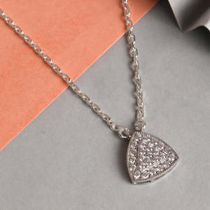 CLARA Juego de Collar y Pendientes de Plata de Ley 925 con Colgante Jules, Joyería Fina con Colgantes y Dijes - Product Image 2