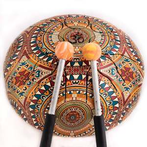 Usine Ventouses Thérapie Instruments De Musique Happy Drum 6 Pouces 8 Notes Tambour De Langue En Acier Tambour D'eau De Pluie Pour Les Débutants - Product Image 6