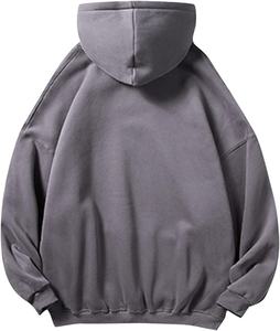 Ensemble de survêtements unisexes personnalisés en molleton brodé écologique de haute qualité pour homme, coupe classique, avec sweat à capuche et pantalon de survêtement - Product Image 6